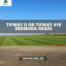 Load image into Gallery viewer, Tifway II Tifway 419 Bermuda Grass
