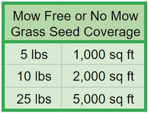 No Mow Grass Seed - Native Lawn Delivery