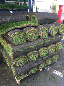 pallet of tall fescue sod